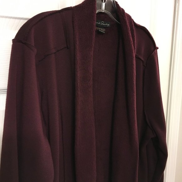 French Laundry Plum Colored, Super Soft Cardigan - Picture 4 of 9
